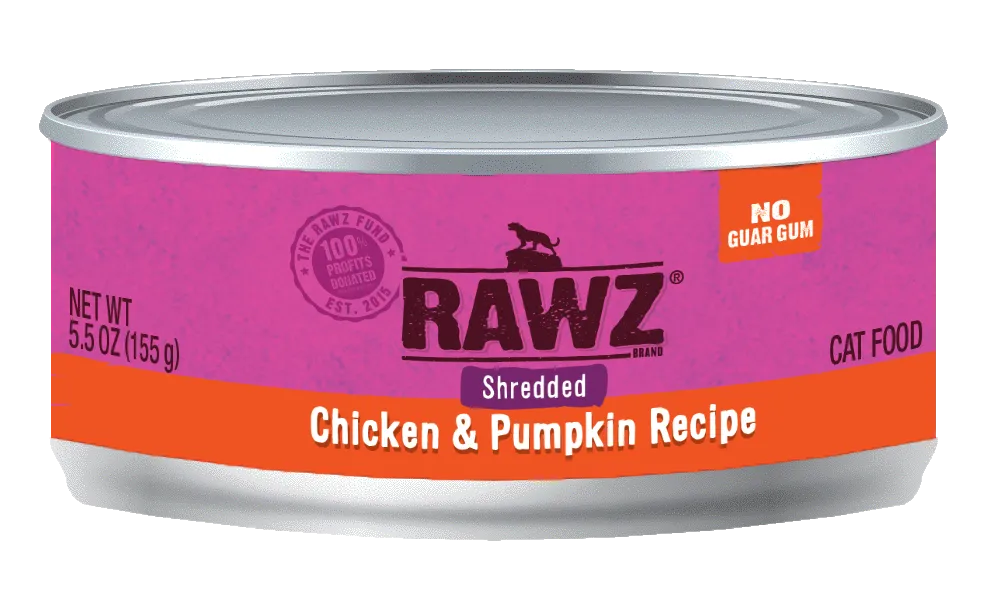 RAWZ® Shredded Chicken & Pumpkin Recipe Wet Cat Food