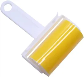 Reusable Lint Remover for Clothes Pellet Remover Cat Hair Pet Hair Remover Washable Clothes Sticky Roller Sofa Dust Collector Yellow Without Cover