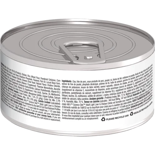 Science Diet Light Liver & Chicken Entree Adult Canned Cat Food, 5.5oz