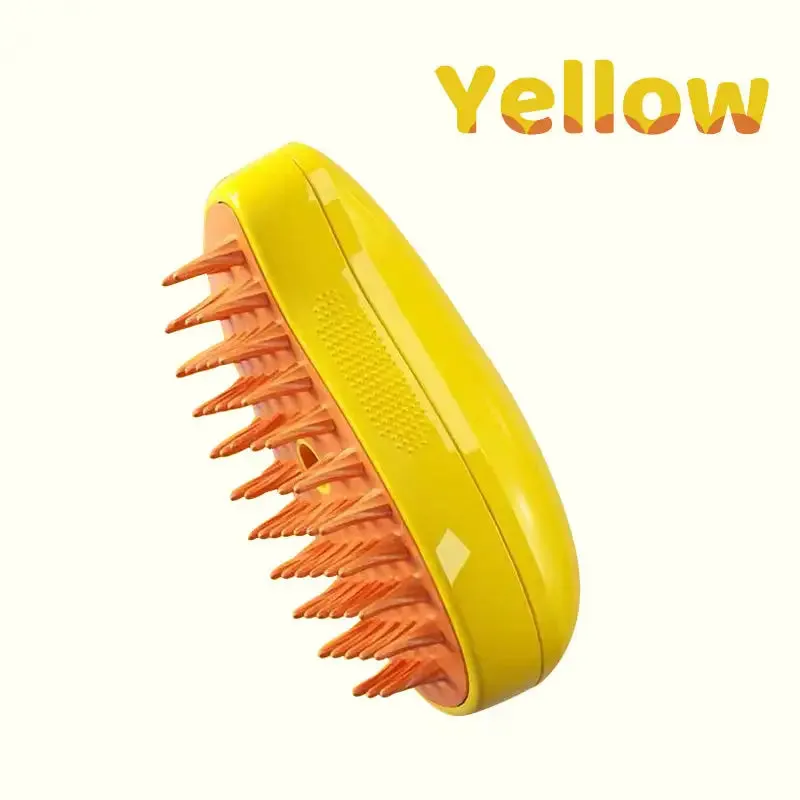 Steamy Cat Brush 3 in 1 Electric Anti-splashing Cat Brush with Steam Spray for Massage Pet Grooming Comb Hair Removal Combs New