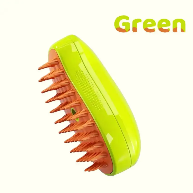 Steamy Cat Brush 3 in 1 Electric Anti-splashing Cat Brush with Steam Spray for Massage Pet Grooming Comb Hair Removal Combs New