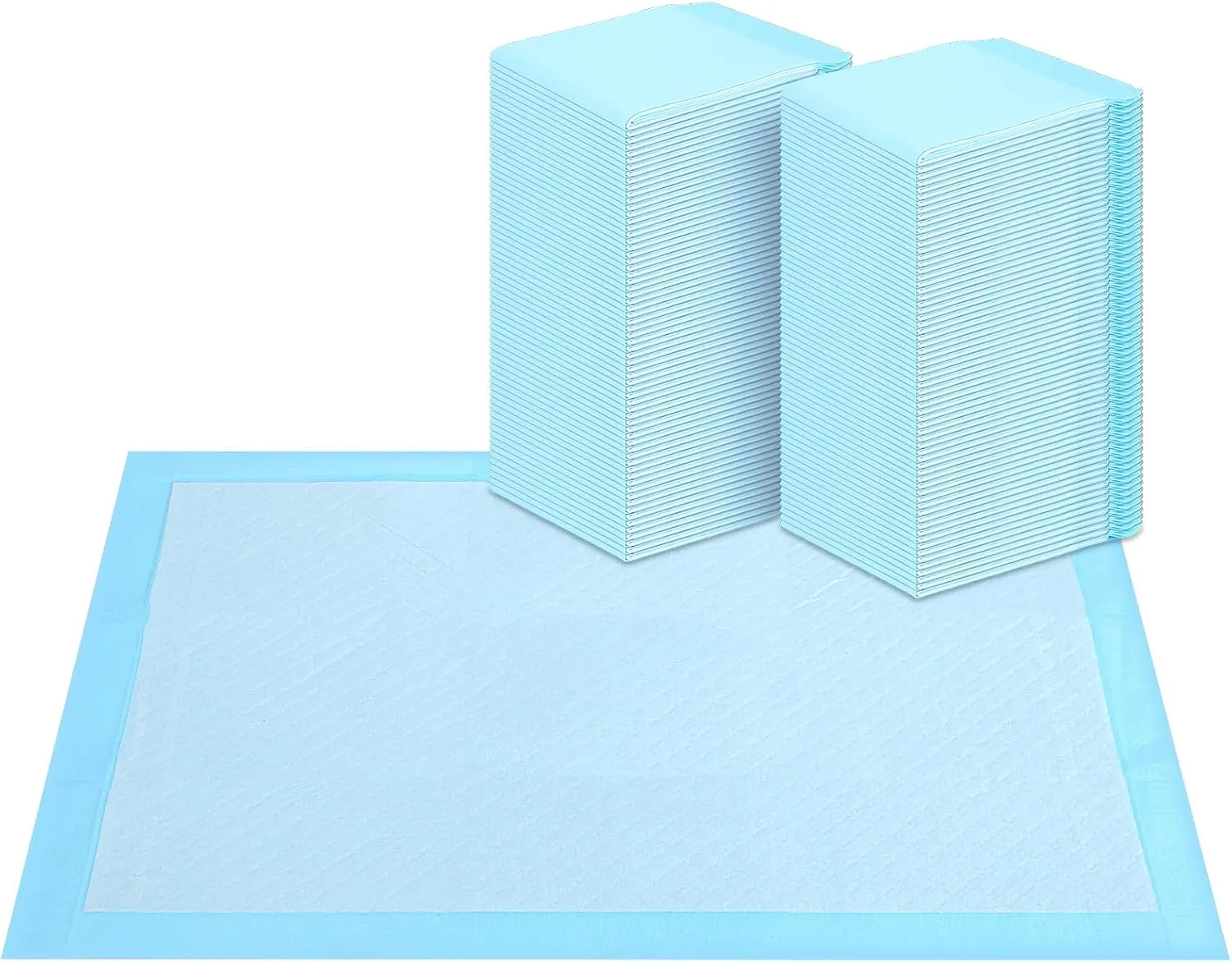 Super Absorbent Waterproof Dog and Puppy Pet Training Pad, Housebreaking Pet Pad, Small-Size, 17.6X23.6 - 100 Count, Blue