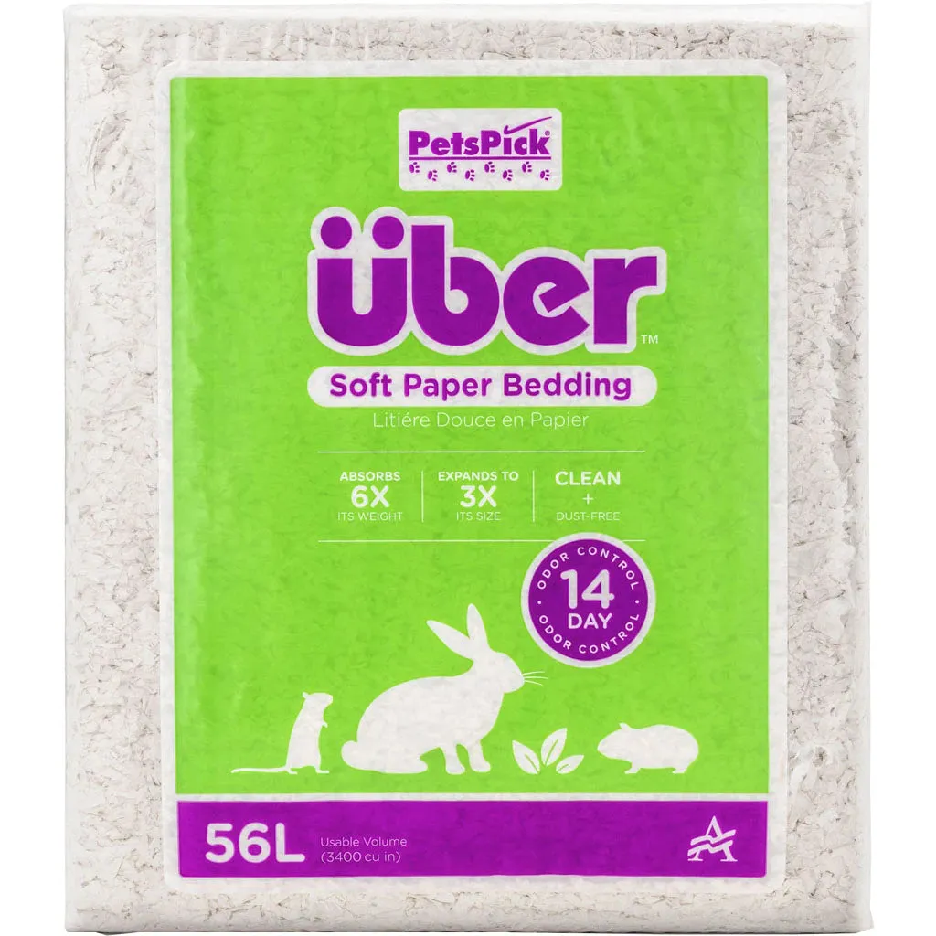 Uber Soft Paper Pet Bedding White