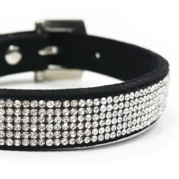 VIP Bling Dog Collar - Black
