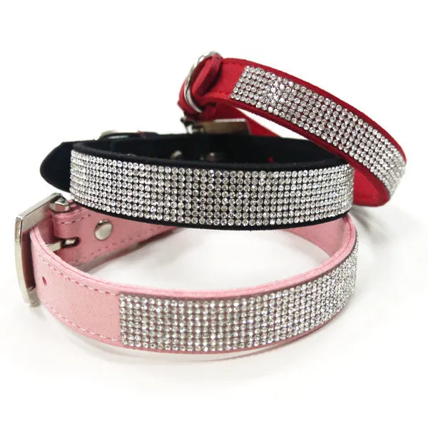 VIP Bling Dog Collar - Black