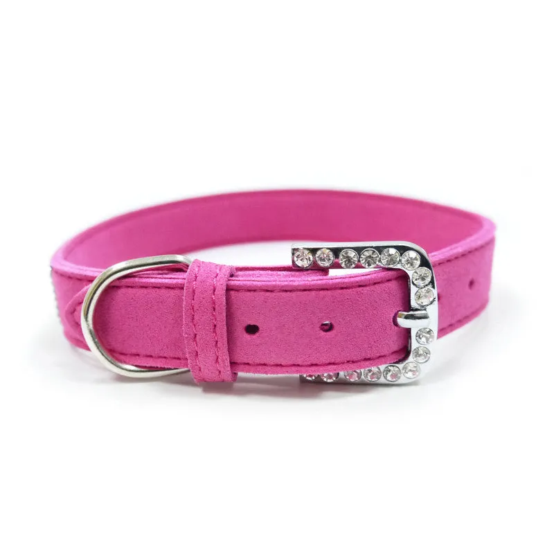 VIP Bling Dog Collar - Fuchsia