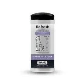 Wahl Dog Refresh Cleaning Wipes - Coconut, Lime and Verbena
