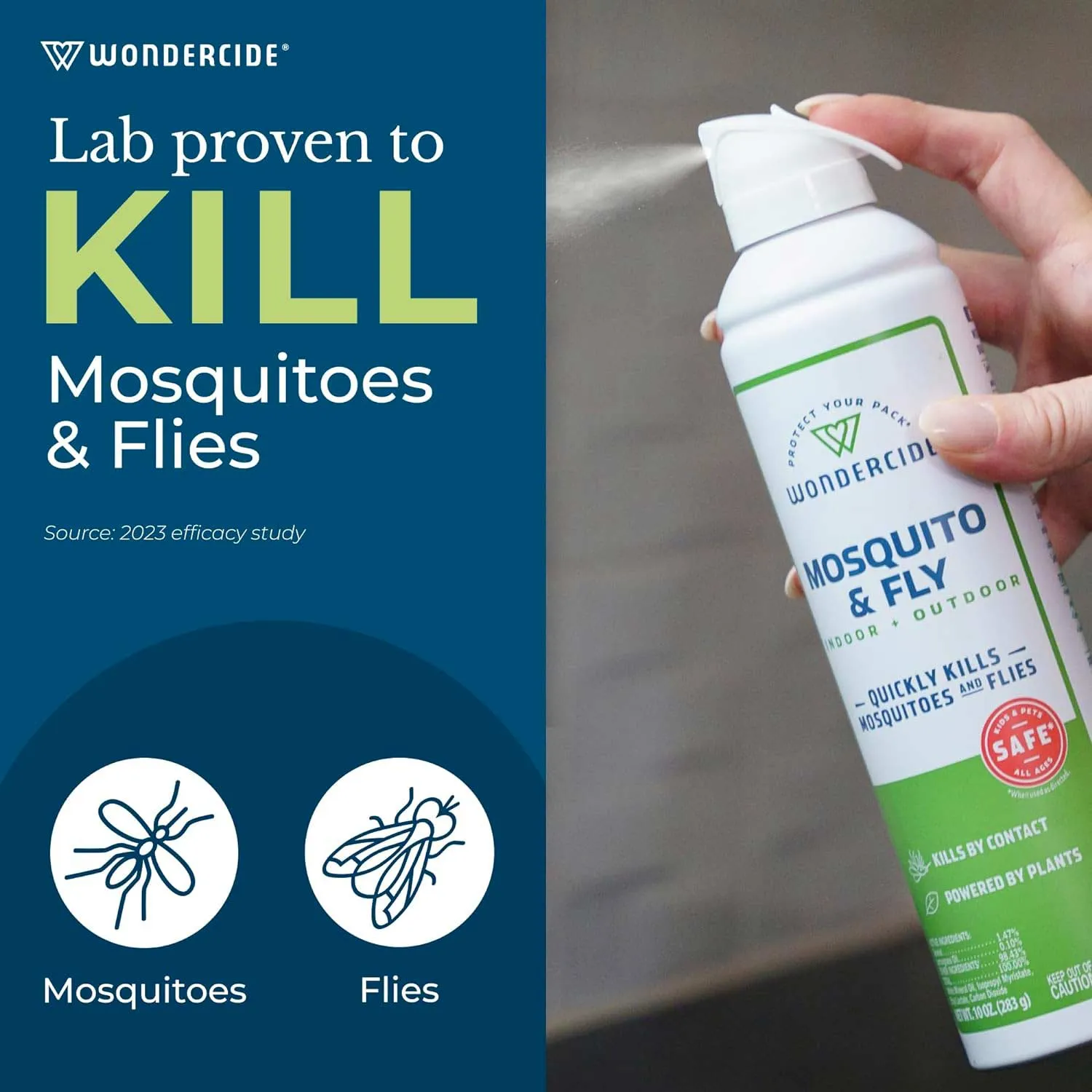 Wondercide Pet-Safe Mosquito & Fly Spray, 10 oz